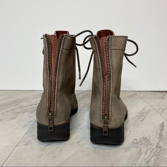 New! Born Kelisa Gray Lace Up Boot 5.5 - Picture 4 of 13